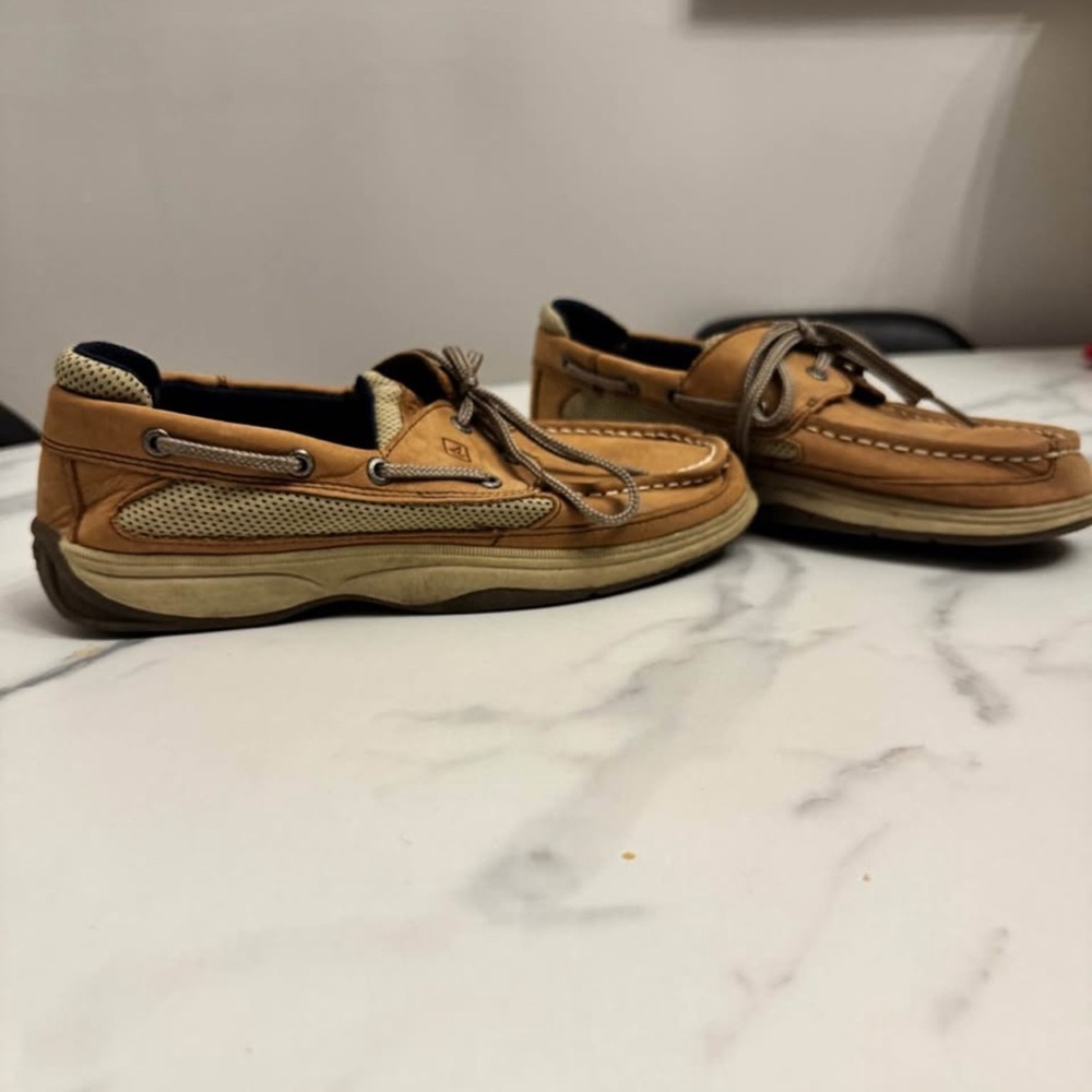 Sperry Kids Tan Boat Shoes